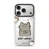 Don't Kaypoh phone case by Millifloof, an annoyed cat with a nosy cat peeking in