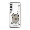 Don't Kaypoh phone case by Millifloof, an annoyed cat with a nosy cat peeking in