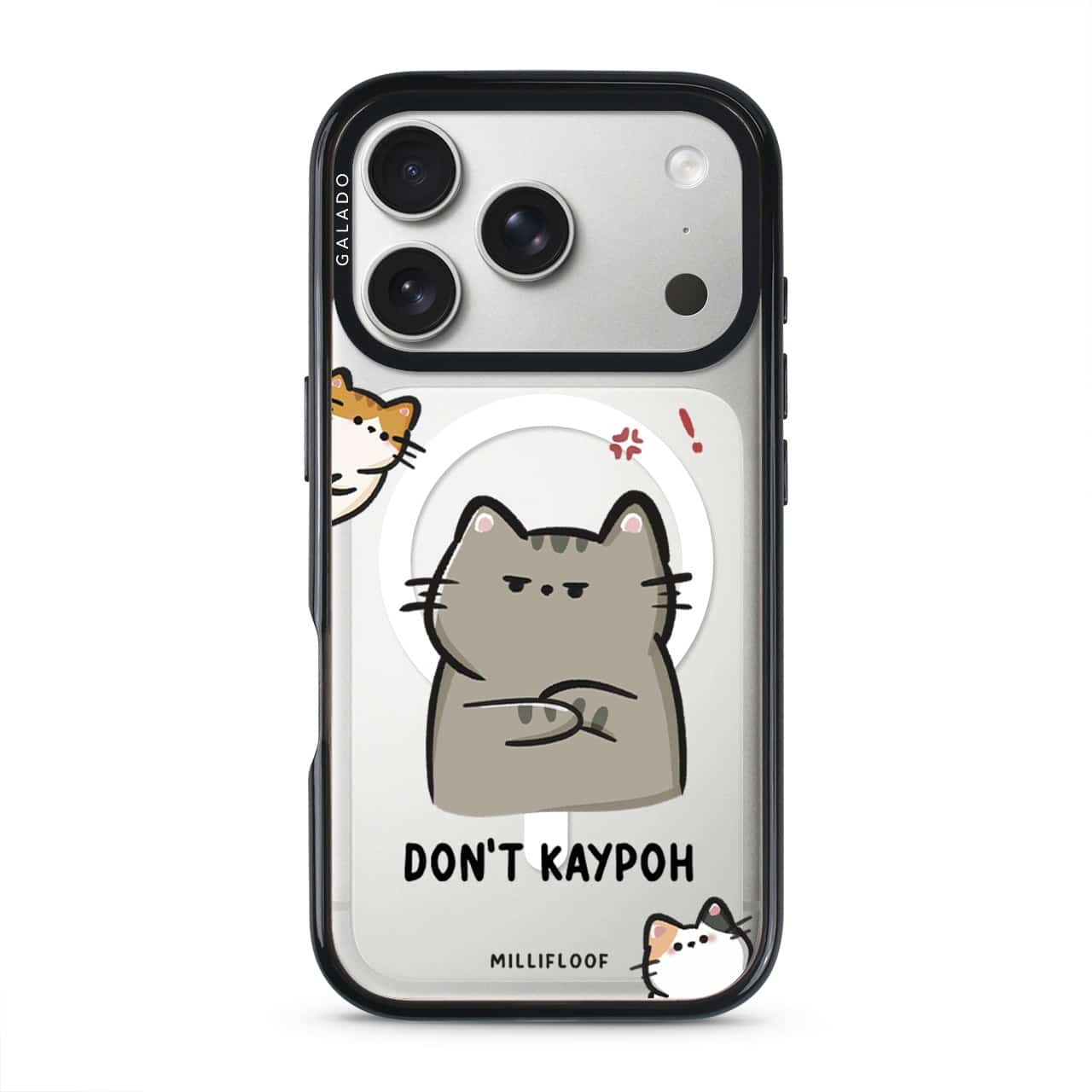 Don't Kaypoh phone case by Millifloof on a clear GALADO ProGuard case