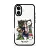 Garden Meows custom photo phone case by Millifloof, a framed picture surrounded by cats and toadstools