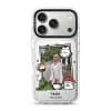 Garden Meows custom photo phone case by Millifloof, a framed picture surrounded by cats and toadstools