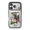 Garden Meows custom photo phone case by Millifloof, a framed picture surrounded by cats and toadstools
