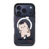 Nani The F*ck phone case by Millifloof, a cream cat with a plaster doing a double take