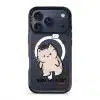 Nani The F*ck phone case by Millifloof, a cream cat with a plaster doing a double take