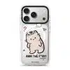 Nani The F*ck phone case by Millifloof, a cream cat with a plaster doing a double take