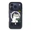 Not Paid Enough phone case by Millifloof, a tabby cat holding a banknote as coins float away