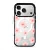 Sakura Whisper phone case, pink cherry blossoms on a clear case with a personalised script name