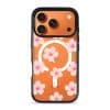 Sakura Whisper phone case, pink cherry blossoms on a clear case with a personalised script name
