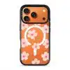 Sakura Whisper phone case, pink cherry blossoms on a clear case with a personalised script name