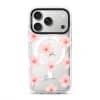 Sakura Whisper phone case, pink cherry blossoms on a clear case with a personalised script name