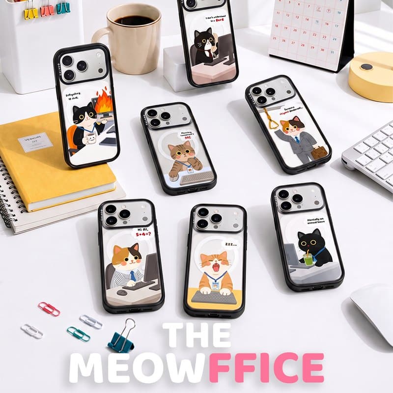 Meowffice phone case collection by GALADO