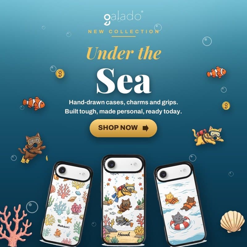 Under The Sea phone case collection by GALADO