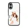 Sun-Kissed Weekend phone case, an illustrated woman in a white dress and sun hat