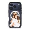 Sun-Kissed Weekend phone case, an illustrated woman in a white dress and sun hat