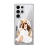 Sun-Kissed Weekend phone case, an illustrated woman in a white dress and sun hat