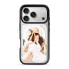 Sun-Kissed Weekend phone case, an illustrated woman in a white dress and sun hat