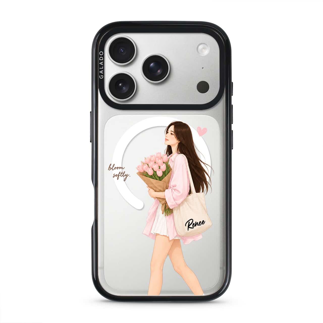Tulip Stroll phone case from the GALADO Weekend Muse collection