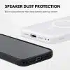 Built-in speaker dust protection on the GALADO Knoxx Guard case