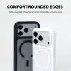 Comfort-rounded edges on the Black and White GALADO Knoxx Guard cases