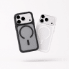 GALADO Knoxx Guard matte iPhone case in Black and White, MagSafe ring visible
