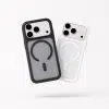 GALADO Knoxx Guard matte iPhone case in Black and White, MagSafe ring visible