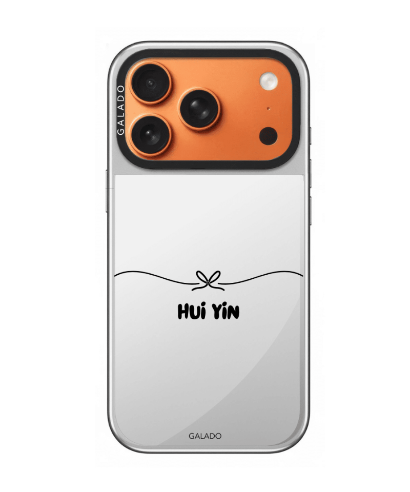 Bow Silver Mirror phone case - GALADO Malaysia