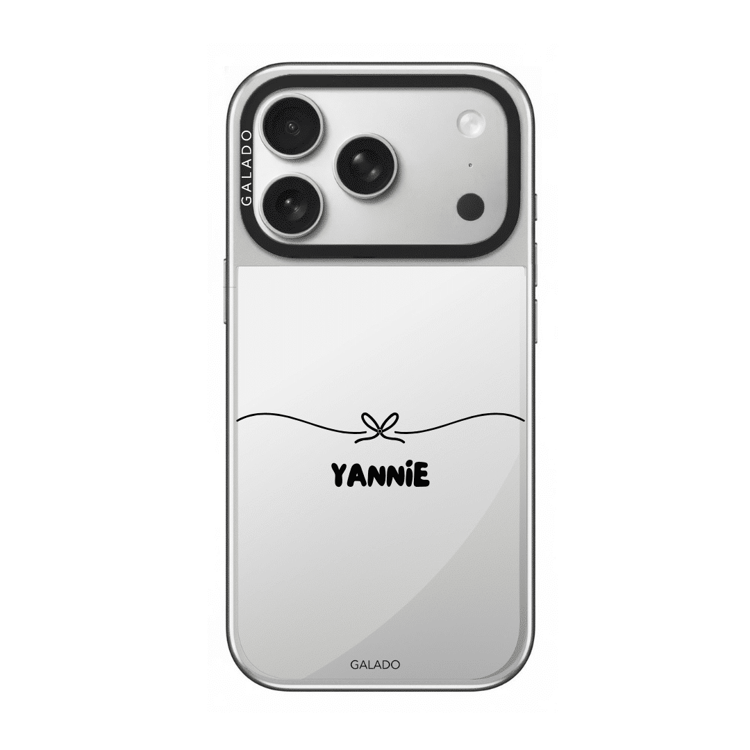Bow Silver Mirror phone case - GALADO Malaysia