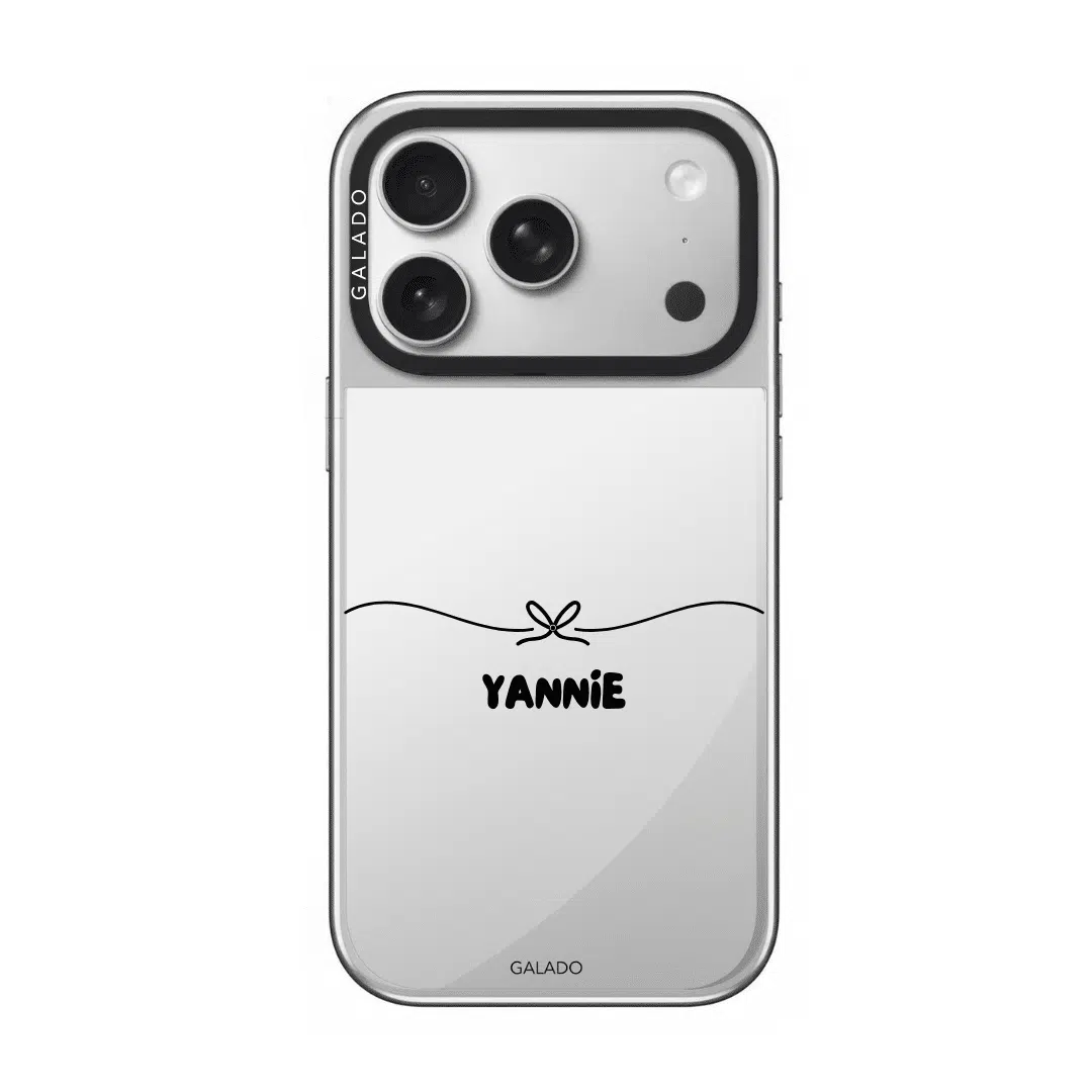 Bow Silver Mirror phone case - GALADO Malaysia