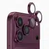 G-Armor Lens Protector for iPhone 18 Pro in Burgundy, sapphire glass camera lens rings by GALADO