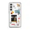 Favourite Moment custom photo phone case by Mewmovement, a photo in a scrapbook frame with flowers and stars