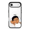 Apa Lagi Lah phone case, Uncle Boi lying in bed with his arm behind his head saying Yes?