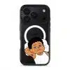 Apa Lagi Lah phone case, Uncle Boi lying in bed with his arm behind his head saying Yes?
