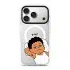 Apa Lagi Lah phone case, Uncle Boi lying in bed with his arm behind his head saying Yes?