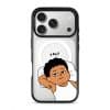 Apa Lagi Lah phone case, Uncle Boi lying in bed with his arm behind his head saying Yes?
