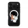 BRB Tandas Calling phone case, Uncle Boi on the toilet scrolling his phone above the words Be Right Back