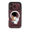 BRB Tandas Calling phone case, Uncle Boi on the toilet scrolling his phone above the words Be Right Back