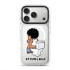 BRB Tandas Calling phone case, Uncle Boi on the toilet scrolling his phone above the words Be Right Back