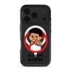 Dilarang Buat Bodoh phone case, Uncle Boi pointing out of a red prohibition sign above the words Dilarang Bodoh