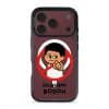 Dilarang Buat Bodoh phone case, Uncle Boi pointing out of a red prohibition sign above the words Dilarang Bodoh