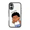 Jangan KCKC phone case, Uncle Boi smirking and pointing under the words Don't KCKC