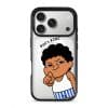 Jangan KCKC phone case, Uncle Boi smirking and pointing under the words Don't KCKC