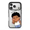 Jangan KCKC phone case, Uncle Boi smirking and pointing under the words Don't KCKC