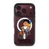 Kaki Goyang Mode phone case, Uncle Boi relaxing on a rainbow lounge chair above the words Goyang Kaki Duit Masuk