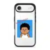 Senyum Paksa Edition phone case, Uncle Boi's unamused passport photo stamped Untuk Kegunaan Kena Paksa Sahaja