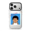 Senyum Paksa Edition phone case, Uncle Boi's unamused passport photo stamped Untuk Kegunaan Kena Paksa Sahaja