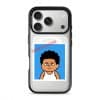 Senyum Paksa Edition phone case, Uncle Boi's unamused passport photo stamped Untuk Kegunaan Kena Paksa Sahaja