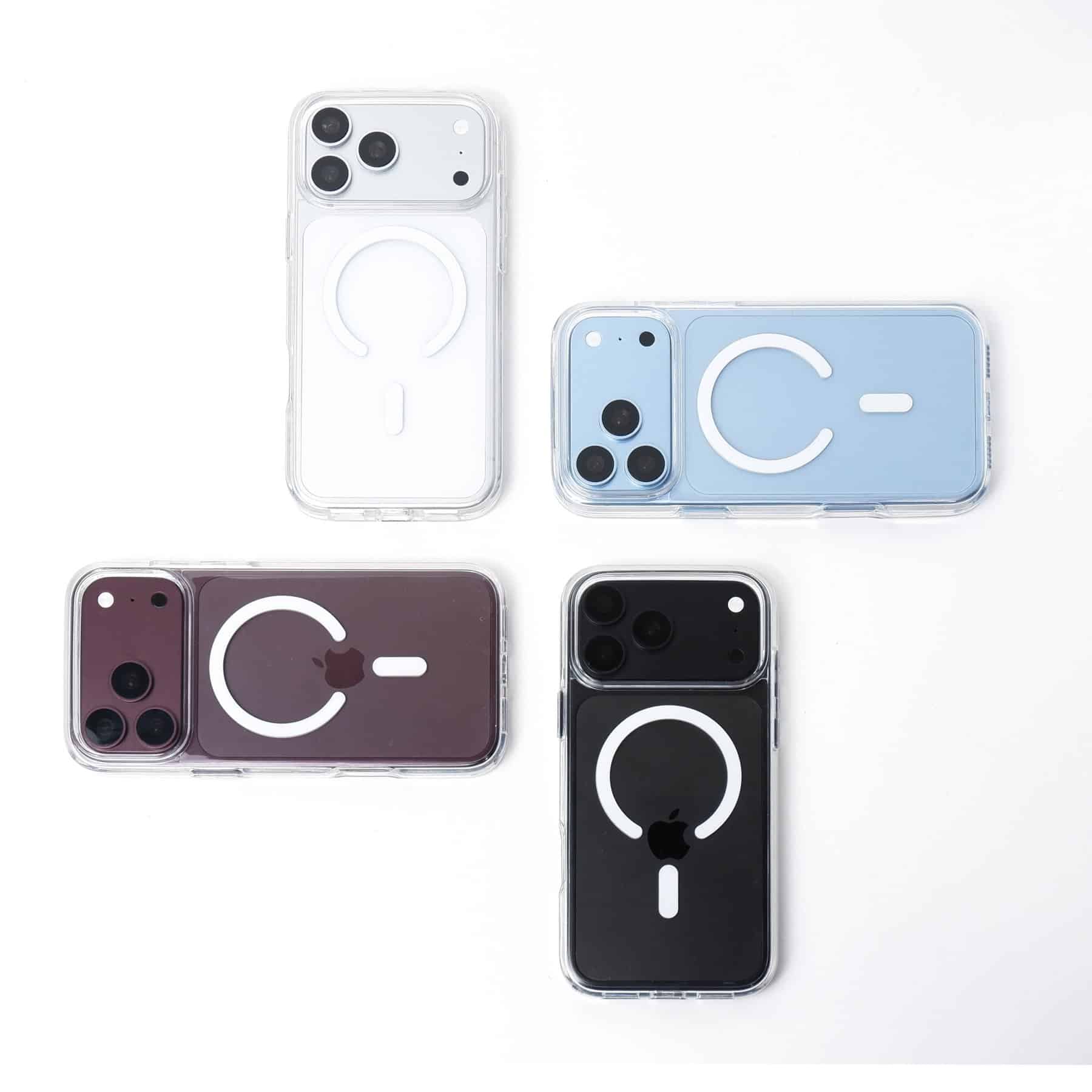 Clear Guard on the four iPhone 18 Pro colours