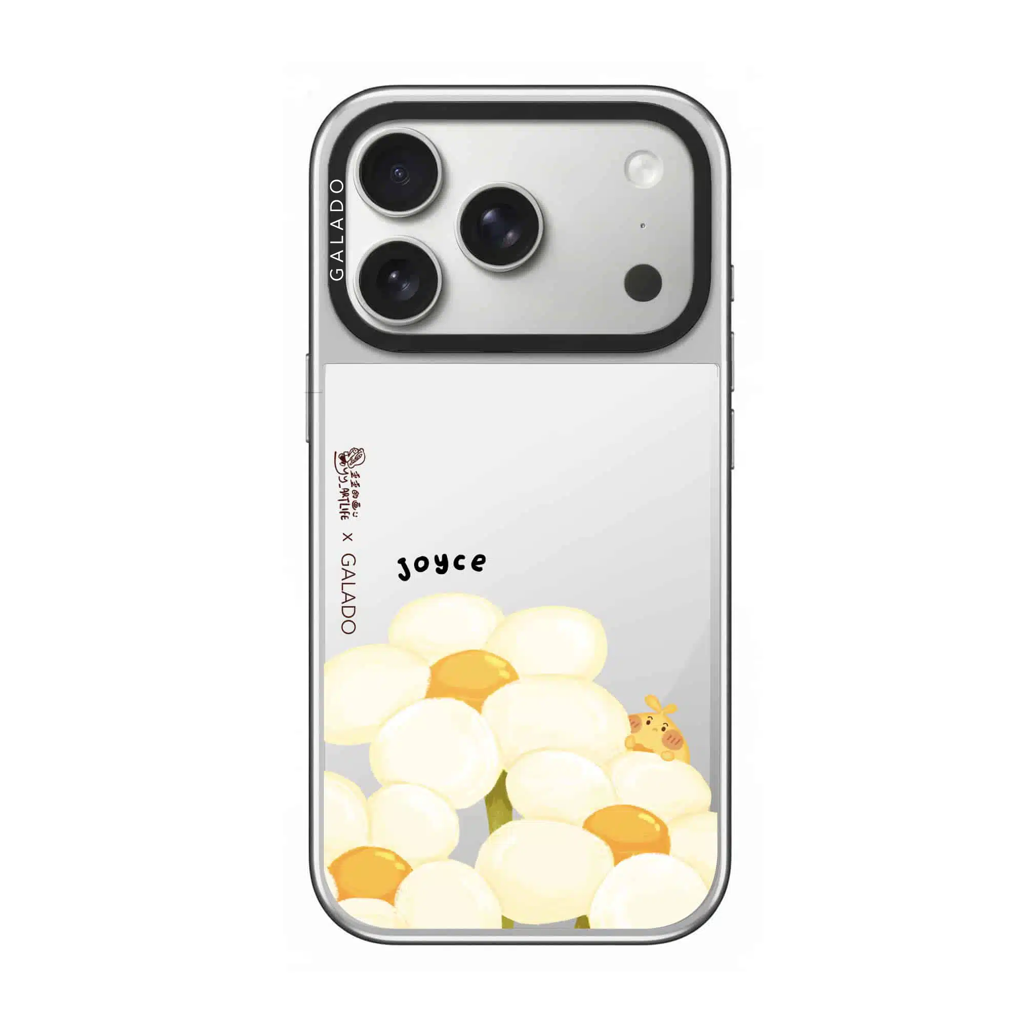 Silver Mirror - YY_Artlife - In A Field Of Daisies phone case - GALADO Malaysia