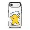 Good Mood Groove phone case, Kurning dancing under the words Everything will be OK with a custom name line