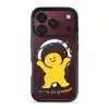 Good Mood Groove phone case, Kurning dancing under the words Everything will be OK with a custom name line